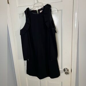 Ted Baker Black Dress with Gold Zipper